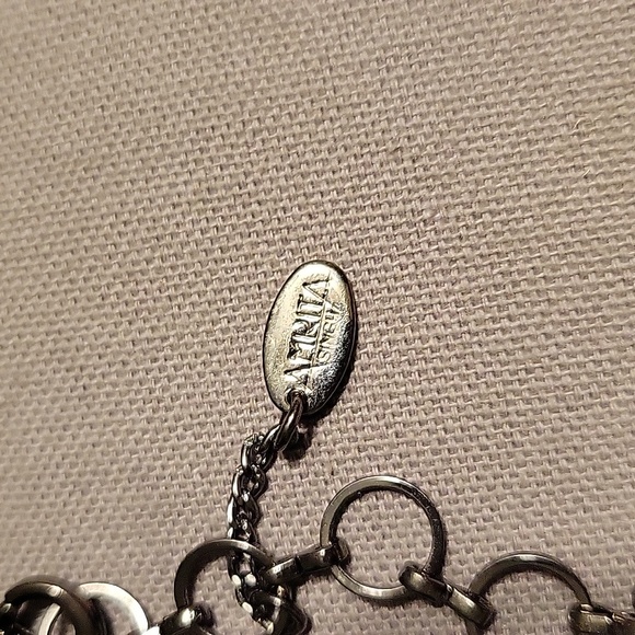 Amitra Singh pink  floral bib necklace - Picture 4 of 6